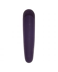 Recife Rivièra Grand Fourreau Lederen Pen Etui Violet voor 1 pen