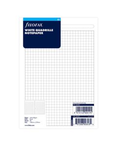 Filofax Vulling A5 Wit Geruit