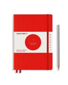 Leuchtturm1917 Notitieboek Medium Bauhaus Edition Red Dotted