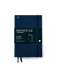 Monocle by Leuchtturm1917 Accordeon Notitieboek B6+ Hardcover Navy Dotted