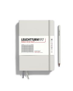 Leuchtturm1917 Notitieboek Medium Natural Colors Light Grey Geruit