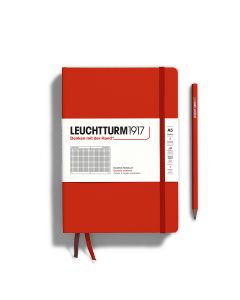 Leuchtturm1917 Notitieboek Medium Natural Colors Fox Red Geruit