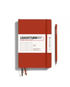 Leuchtturm1917 Notitieboek Medium Softcover Natural Colors Fox Red Dotted