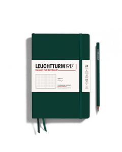 Leuchtturm1917 Notitieboek Medium Softcover Natural Colors Forest Green Dotted