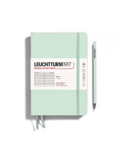 Leuchtturm1917 Notitieboek Medium Softcover Natural Colors Mint Green Gelijnd