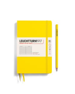 Leuchtturm1917 Notitieboek Slim B6+ Paperback Hardcover Yellow Gelijnd