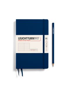 Leuchtturm1917 Notitieboek Slim B6+ Paperback Hardcover Navy Dotted