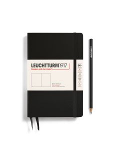 Leuchtturm1917 Notitieboek Slim B6+ Paperback Hardcover Black Blanco