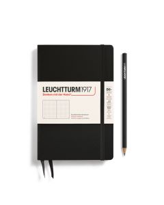 Leuchtturm1917 Notitieboek Slim B6+ Paperback Hardcover Black Dotted