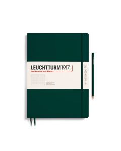 Leuchtturm1917 Notitieboek Master Slim A4+ Forest Green Dotted