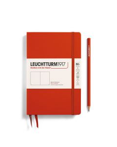 Leuchtturm1917 Notitieboek Slim B6+ Paperback Hardcover Fox Red Blanco