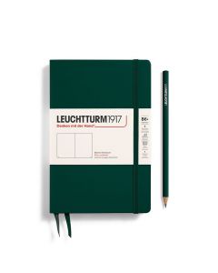 Leuchtturm1917 Notitieboek Slim B6+ Paperback Hardcover Forest Green Blanco
