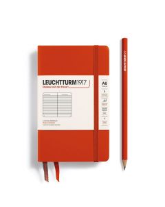 Leuchtturm1917 Notitieboek Pocket Fox Red Gelijnd