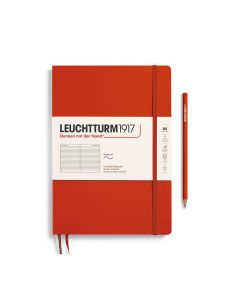 Leuchtturm1917 Notitieboek Composition B5 Soft Cover Fox Red Gelijnd