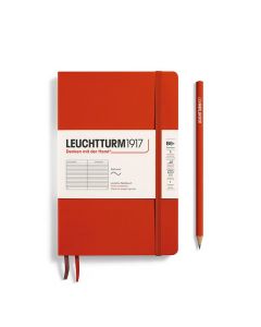 Leuchtturm1917 Notitieboek Slim B6+ Soft Cover Fox Red Gelijnd
