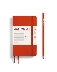 Leuchtturm1917 Notitieboek Pocket Soft Cover Fox Red Gelijnd