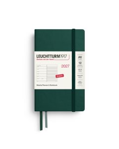 Leuchtturm1917 Agenda 2027 Weekplanner + Notities Pocket Forest Green