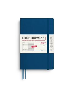 Leuchtturm1917 Agenda 2027 Weekplanner + Notities Paperback B6+ Softcover Indigo