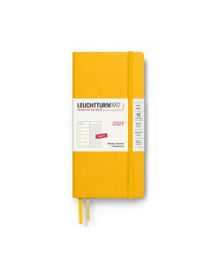 Leuchtturm1917 Agenda 2027 Weekplanner + Notities Dotted Wallet Sunflower