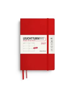 Leuchtturm1917 Agenda 2027 Weekplanner Paperback B6 Cherry