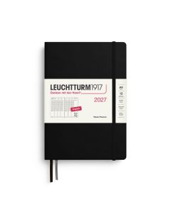 Leuchtturm1917 Agenda 2027 Weekplanner Verticaal Medium A5 Black