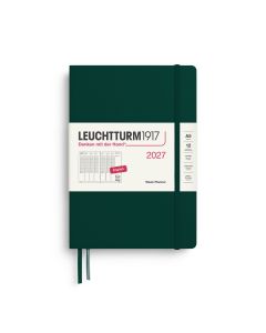 Leuchtturm1917 Agenda 2027 Weekplanner Verticaal Medium A5 Forest Green