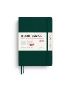 Leuchtturm1917 Agenda 2027 Dagplanner Medium A5 Forest Green