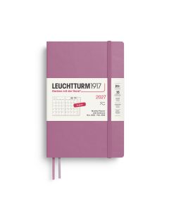 Leuchtturm1917 Agenda 2027 Maandplanner + Notebook Paperback B6+ Soft Cover Dusty Rose