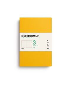 Leuchtturm1917 Jottbook Pur Medium Sunflower Dotted Set van 3