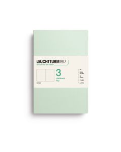 Leuchtturm1917 Jottbook Pur Medium Mint Green Dotted Set van 3