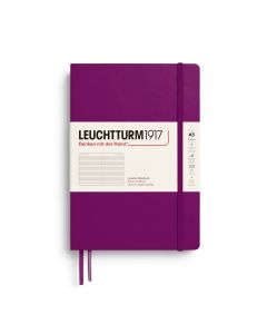Leuchtturm1917 Notitieboek Medium Burgundy Gelijnd