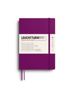Leuchtturm1917 Notitieboek Medium Softcover Burgundy Gelijnd