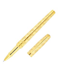 S.T. Dupont Line D Eternity Monogram 1872 Gold Medium Roller