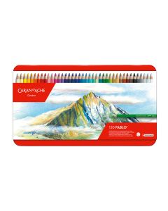 Caran d'Ache Pablo 120 Kleurpotloden Metalen Doos