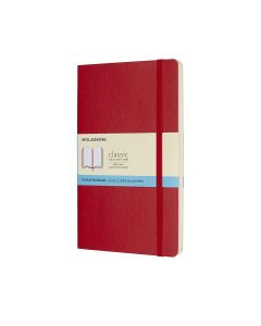 Moleskine Classic Large Notebook Rode Zachte Kaft Dotted 
