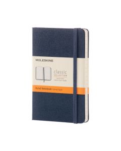 Moleskine Classic Pocket Notebook Blauwe Harde Kaft Lijntjes 