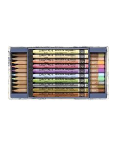 Caran d'Ache Toile de Jouy Special Edition Aquarelpotloden en Neocolor II Aquarelle