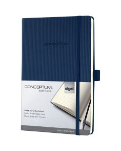 Sigel Conceptum Pure Notitieboek A5 Midnight Blue Hard Cover Gelijnd