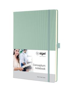 Sigel Conceptum Pure Notitieboek A4 Mint Green Hard Cover Gelijnd