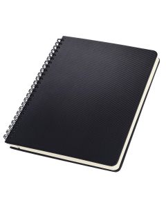 Sigel Conceptum Spiraalblok A5+ Hard Cover Zwart Geruit