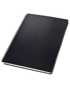 Sigel Conceptum Spiraalblok met Register A4+ Hard Cover Zwart Geruit