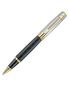 Sheaffer 300 Engraved Black with Chrome Roller