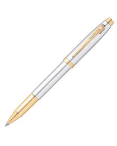 Sheaffer 100 Chrome Gold Trim Roller
