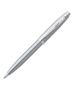 Sheaffer 100 Brushed Chrome met Nickel Plated Trim Balpen