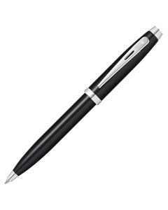 Sheaffer 100 Glossy Black Chrome Trim Balpen