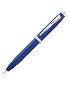 Sheaffer 100 Glossy Blue Chrome Trim Balpen