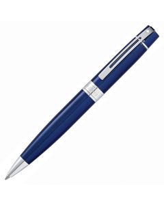 Sheaffer 300 Glossy Blue Chrome Trim Balpen