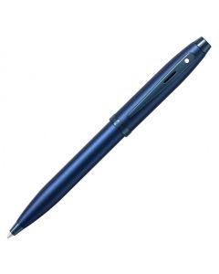 Sheaffer 100 Satin Blue with PVD Blue Trim Balpen