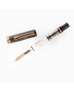 TWSBI ECO Black Marble With Bronze Vulpen