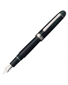Platinum #3776 Century Silver Trim Laurel Green Vulpen